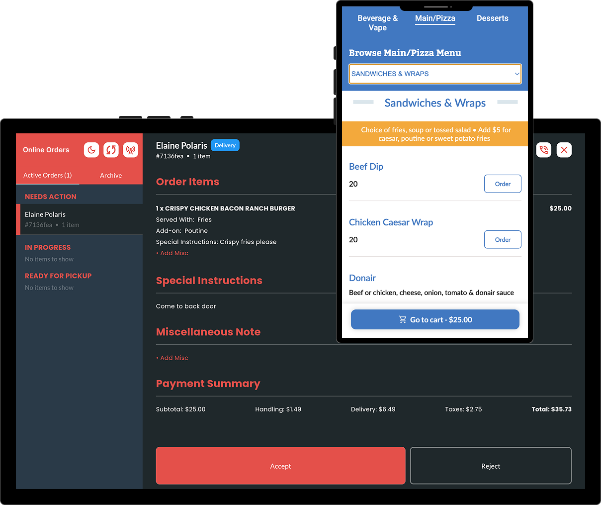 Online Ordering Overview