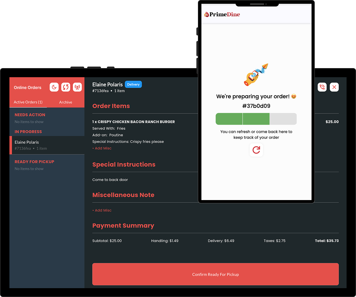 Online Ordering Overview